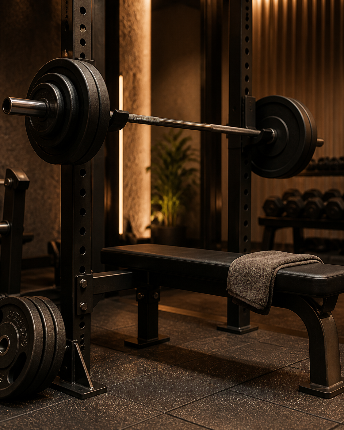 Concept artwork of a quiet gym detail
